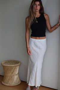 Linen skirt