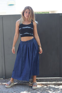 Maui Denim Skirt