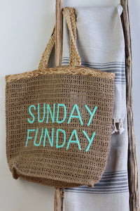 Sunday Funday Beach Bag